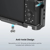 SmallRig for Sony ZV-E10 Cage with Silicone Grip and Built-in Quick Release Plate for Arca-Swiss Cage Rig Kit w Cold Shoe 3538
