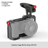 SmallRig for Sony ZV-E10 Cage with Silicone Grip and Built-in Quick Release Plate for Arca-Swiss Cage Rig Kit w Cold Shoe 3538