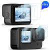 3/6Pcs HD Tempered Glass For GoPro Hero 11 10 9 Black Lens