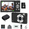 2.7K Digital Cameras for Kids Mini Autofocus Camera with Bag for Photography HD 48MP with 2.8" Large Screen Camcorder Camera