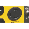 4750-Watt Portable Generator with Electric Start and Wheel Kit, Yellow and Black