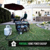 DuroMax XP5500HX Dual Fuel Portable Generator-5500 Watt Gas or Propane