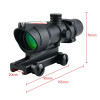 ACOG 4X32 Scope Fiber Optics Illuminated Riflescope Hunting Airsoft Rifle Red Green Dot Sight 20mm Rail
