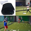 Baseball Batting Cage,Softball and Baseball Practice Batting Cage,Batting Cage for Backyard,Portable Softball Baseball Pitching