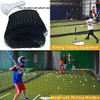 Baseball Batting Cage,Softball and Baseball Practice Batting Cage,Batting Cage for Backyard,Portable Softball Baseball Pitching