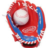 Series Baseball Glove W/ , 9.5 inch, Red/Navy, Right Hand Throw