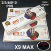 2/3/4/5/10PCS Original X9 Max Big 2.0 inch Smartwatch Series 8 Wireless Charging Bluetooth Call Heart Rate Tracker Smart Watch