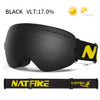Ski Goggles Pro 100% UV400 Protection Anti Fog Interchangeable Lens Skiing Glasses Snowboard Snow Goggles for Men Women Natfire