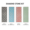 XCMAN Ski Snowboard Edge Polishing Tuning Tools Diamond Files Whetstone Plate Mini Diamond Stone (Coarse/M-Coarse/Fine/Extra Fin