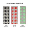 XCMAN Ski Snowboard Edge Polishing Tuning Tools Diamond Files Whetstone Plate Mini Diamond Stone (Coarse/M-Coarse/Fine/Extra Fin