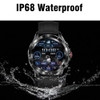SENBONO Men Smart Watch Max7 Bluetooth Answer Call Man Watch IP68 Waterproof Thermometer Tracker Sport Smartwatch Men