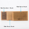 Ski Snowboard Wax Brush Kit -Plus includes Nylon / Brass / Horsehair Brush Metal Scraper and Edge File With a PVC bag