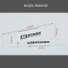 XCMAN Freeride Ski & Snowboard Base Wax Plastic Scraper 4mm Thick(Clear) - Corner Notch for Edge Cleaning and 2piece
