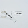 XCMAN Freeride Ski & Snowboard Base Wax Plastic Scraper 4mm Thick(Clear) - Corner Notch for Edge Cleaning and 2piece