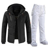 New Men Ski Suit Down Jacket Snow Pants Outfits Winter Warm Windproof Waterproof Outdoor Sports Snowboard Wear Brand Overalls
