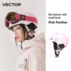 VECTOR Ski Helmet Safety Integrally-Molded Snowboard Helmet Motorcycle RemovableSkiing Snow Husband Men Women Child Kids