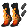 Electric Heated Socks Battery Powered Cold Weather Heat Socks for Outdoor Riding Camping Hiking Motorcycle Winter Socks