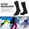 Electric Heated Socks Battery Powered Cold Weather Heat Socks for Outdoor Riding Camping Hiking Motorcycle Winter Socks