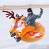 Foldable Skiing Snow Sleigh Snow Tube Kids Child Inflatable Cold-Resistant Ski Circle Kids Adult Ski Ring Skiing Thickened Sled