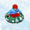 Heavy Duty Christmas Style Thickening Cold-resistant Inflatable Snow Sled Tube