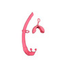 Free full silicone snorkel can be folded arc-bite soft comfortable swimming snorkel