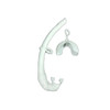 Free full silicone snorkel can be folded arc-bite soft comfortable swimming snorkel