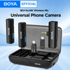 BOYA BOYALINK Wireless Lavalier Lapel Microphone for iPhone Android DSLR Camera Youtube Live Streaming Audio Recording Interview