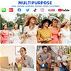BOYA BOYALINK Wireless Lavalier Lapel Microphone for iPhone Android DSLR Camera Youtube Live Streaming Audio Recording Interview