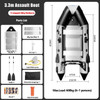 New Arrived 2.3~5.2m Inflatable Assault Boat Set 0.9mm Canoeing Fishing Boat