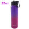 CALCA 650ml 22oz Wide Mouth Lid Stainless Steel Water Bottle