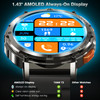 Original KOSPET TANK T2 Ultra Smartwatches For Men AMOLED Smartwatch AOD Bluetooth Call Fitness Tracker Electronic Smart Watch
