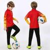 Kids Soccer Tracksuit Boys Zipper Football Jacket Pants Child Football Jerseys Kits Survetement Clothes Soccer Training Uniforms
