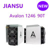 New BTC BCH Miner Avalon 1246 90T±5% Bitcoin Aisc Mining Machine Bit Coin Avalon 1246 Miner