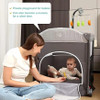 Zdolmy Baby Bedside Sleeper Bassinet, Portable Bedside Crib, Adjustable, More Stable & Comfortable