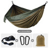 Parachute Cloth Hammock Sleeping Swing Single Person Outdoor Travel Relax Leisure Hamak Hanging Bed Durable Survival Hamac