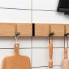 Foldable Coat Rack Bamboo Hallway Hat Hook Hanger Bedroom Door Wall-Mounting Hook