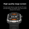 2023 New Smart Watch Heart Rate Blood Oxygen Compass 2.02 inch Waterproof Sports Watch AI Voice Bluetooth Call Smartwatch Men