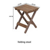 Outdoor Table And Chair Balcony Set Folding Picnic Solid Wood Portable Barbecue Supplies Camping Small Table