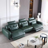 Linlamlim Italian Genuine Leather Power Recliner Electric Reclining Sofa Set Functional Salon Cama Sectional Couch Theater Seat