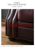 MANBAS American Italian Leather Sofa Oil Wax Genuine Cow Leather Couch Big Sofas Modernos Para Sala American Chesterfield Salon