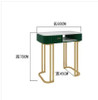 Net red gold iron marble manicure table and chair set single and double three manicure table manicure table economical