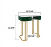 Net red gold iron marble manicure table and chair set single and double three manicure table manicure table economical