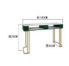 Net red gold iron marble manicure table and chair set single and double three manicure table manicure table economical