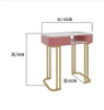 Net red gold iron marble manicure table and chair set single and double three manicure table manicure table economical