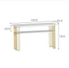Net red gold iron marble manicure table and chair set single and double three manicure table manicure table economical