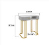 Net red gold iron marble manicure table and chair set single and double three manicure table manicure table economical