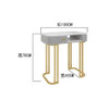 Net red gold iron marble manicure table and chair set single and double three manicure table manicure table economical