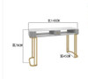 Net red gold iron marble manicure table and chair set single and double three manicure table manicure table economical