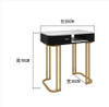 Net red gold iron marble manicure table and chair set single and double three manicure table manicure table economical