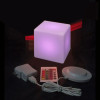 Diameter 13cm Magic Dice LED luminous square night light glowing decorative led cube lumineux table light for mood light 30pcs